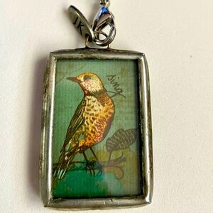 Jewel Kade Bird Pendant with Chain Necklace